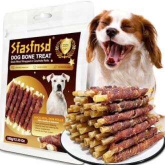 Dog Bone Treats - Duck Wrapped Rawhides