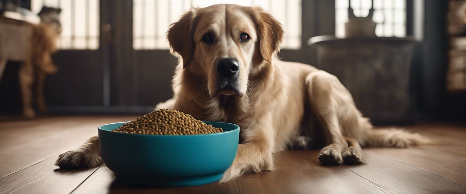Healthy Dog Food Bowl
