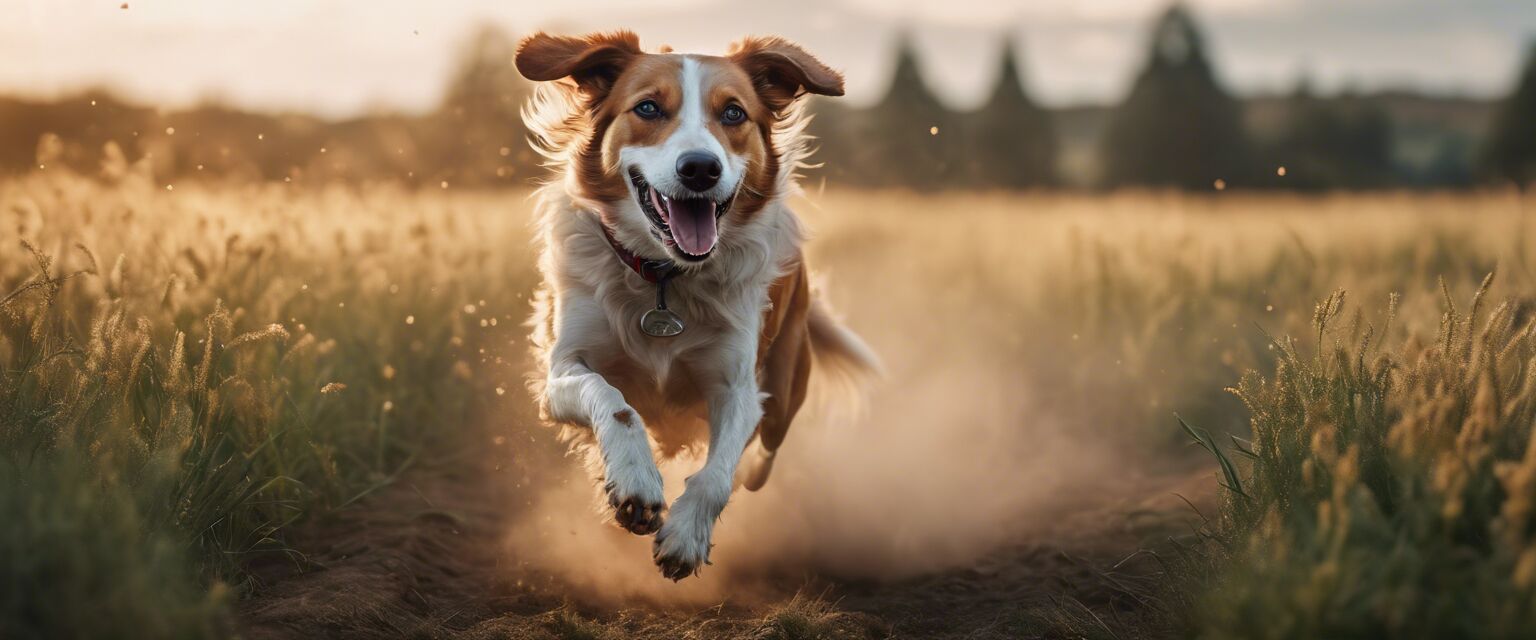 Happy and healthy dog