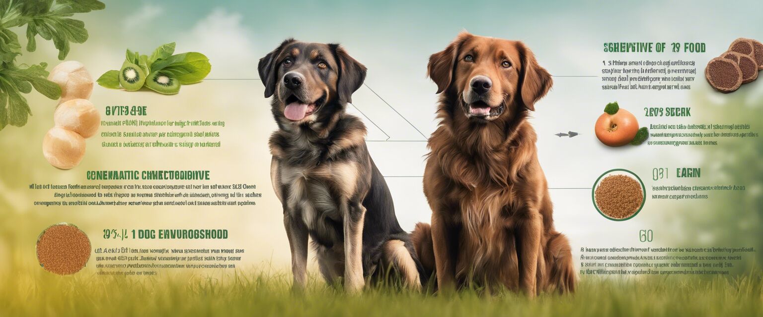 Organic dog food benefits infographic
