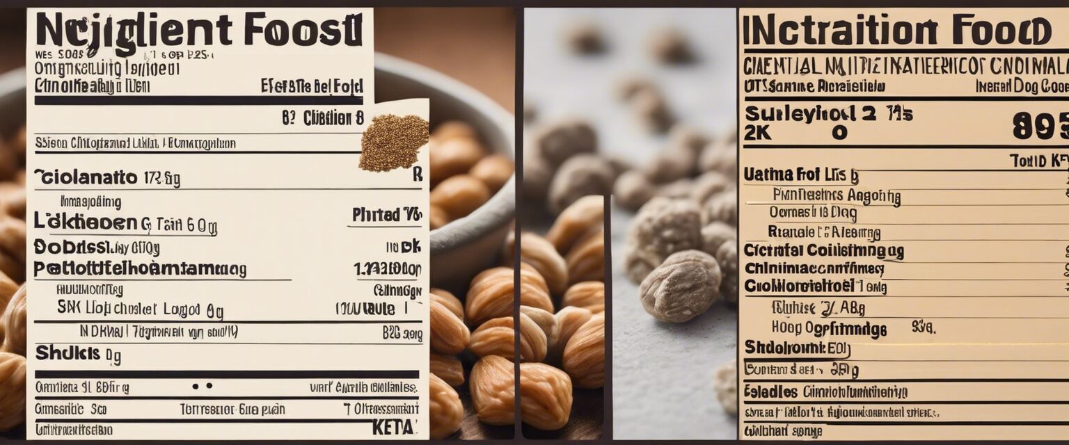 Organic dog food ingredients comparison