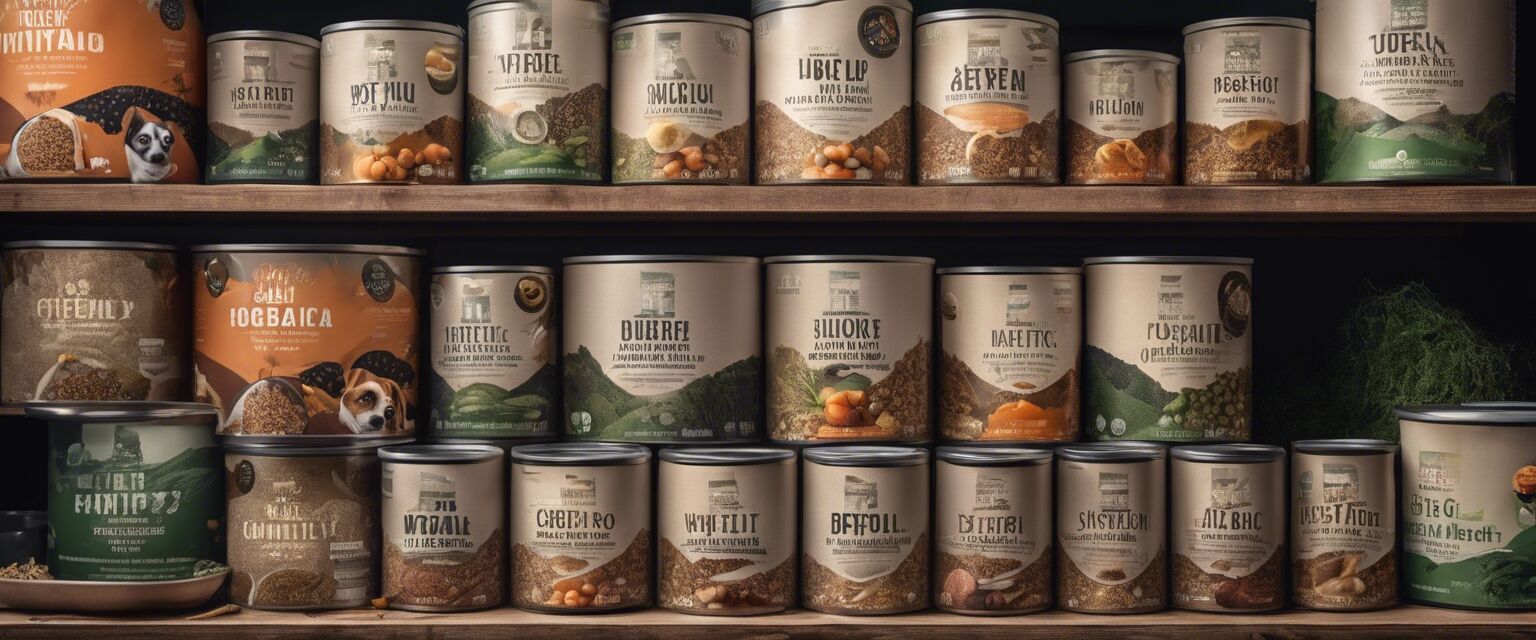 Organic dog food products