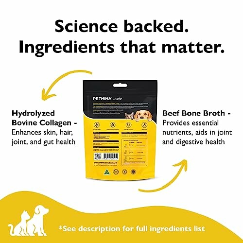 Instruction guide for using Advanced Bone Broth Plus for pets.