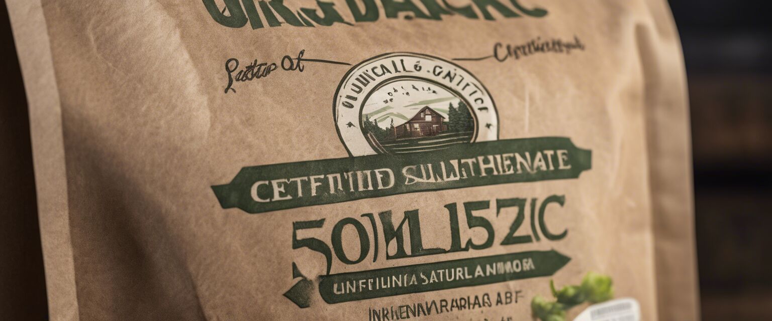USDA-certified organic label